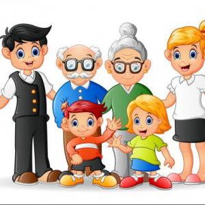 Imagen de portada del videojuego educativo: FAMILY MEMBERS - BEGINNER, de la temática Idiomas