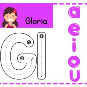 Palabras que comienzan o contienen la "GL"