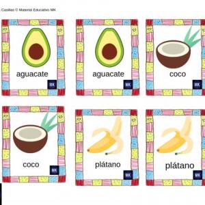 MEMORICE ALIMENTOS SALUDABLES Y NO SALUDABLES