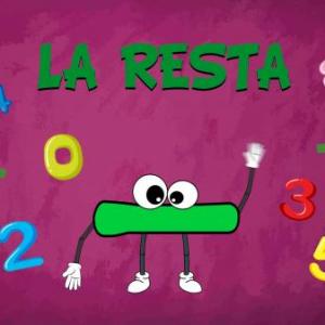 Imagen de portada del videojuego educativo: La resta, de la temática Matemáticas