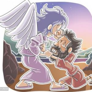 Dios lucha contra Jacob