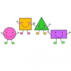 Imagen de portada del videojuego educativo: Las figuras geométricas, de la temática Matemáticas