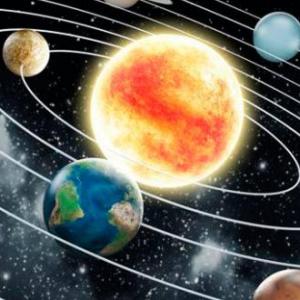 Imagen de portada del videojuego educativo: Sistema solar, de la temática Ciencias