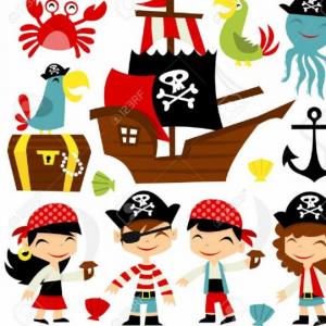 Imagen de portada del videojuego educativo: Piratas de Sala Lila, de la temática Actualidad