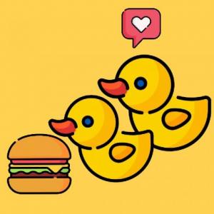 Imagen de portada del videojuego educativo: pato al plato, de la temática Alimentación