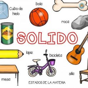 Los materiales sólidos