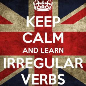 Learn your Irregular verbs now