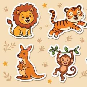 Portada del juego descubre el animal de la jungla – Lengua