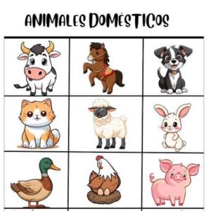 Portada del juego descubre el animal doméstico – Lengua