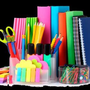 Material escolar escondido