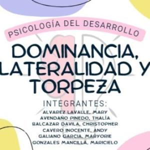 DOMINANCIA, LATERALIDAD Y TORPEZA