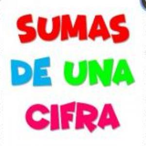 Portada del juego SUMAS DE UNA CIFRA – Matemáticas