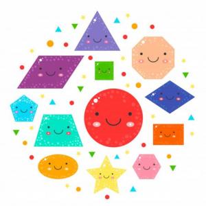Imagen de portada del videojuego educativo: Las Figuras geométricas, de la temática Matemáticas