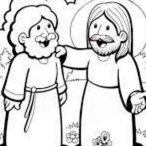 Jesús y Pedro