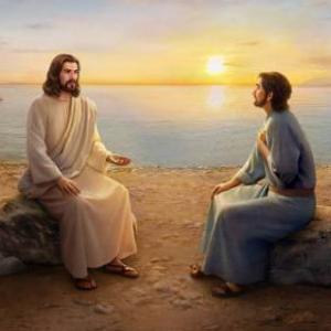 Jesús y Pedro