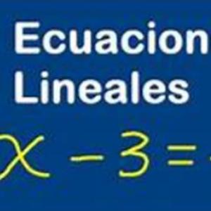 Ecuaciones lineales