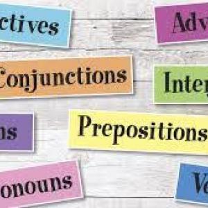 Parts of speech 