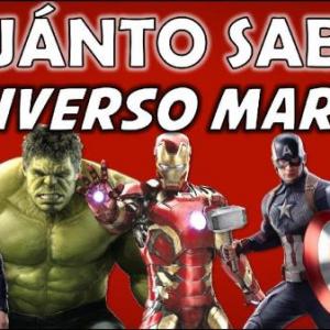 Imagen de portada del videojuego educativo: ¿cuanto sabes sobre marvel?, de la temática Cine-TV-Teatro