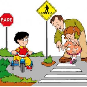 Imagen de portada del videojuego educativo: seguridad de transito para los niños, de la temática Seguridad