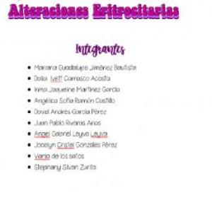 ALTERACIONES ERITROCITARIAS (Trivia y Memorama)