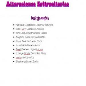 ALTERACIONES ERITROCITARIAS(trivia)