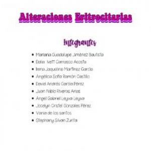 ALTERACIONES ERITROCITARIAS(MEMORAMA)