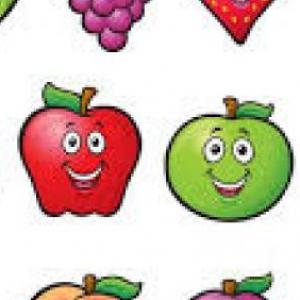 Imagen de portada del videojuego educativo: Memoria de frutas, de la temática Ciencias