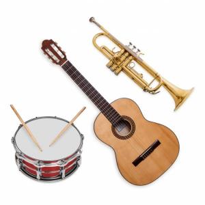 Imagen de portada del videojuego educativo: Familias de instrumentos, de la temática Música