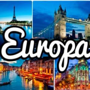 Imagen de portada del videojuego educativo: ¿Cuánto sabes de Europa?, de la temática Viajes y turismo