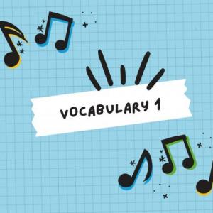Vocabulary #1 - U4