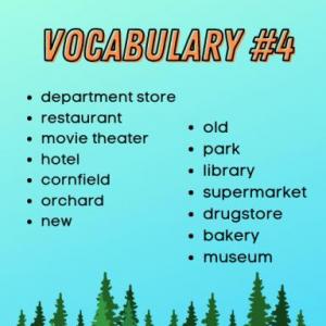 Vocabulary #4 - U3