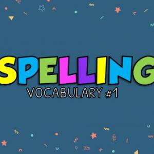 Vocabulary #1