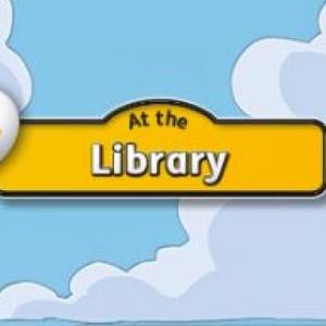 Portada del juego At the library – Idiomas