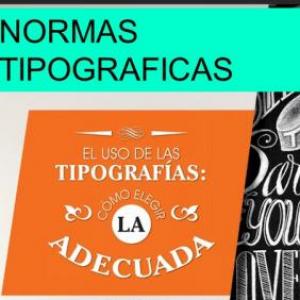 normas tipográficas