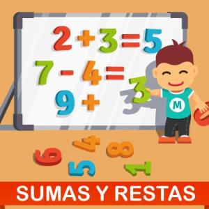 Portada del juego SUMAS Y RESTAS – Matemáticas