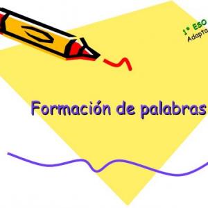 Formación de palabras