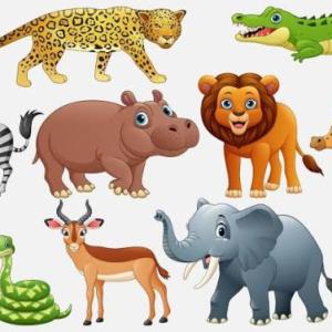 Imagen de portada del videojuego educativo: Descubre al animal , de la temática Cultura general