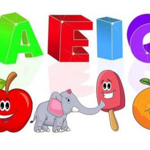 Imagen de portada del videojuego educativo: vowels, de la temática Idiomas