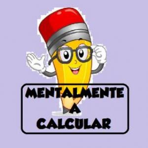Imagen de portada del videojuego educativo: MENTALMENTE A CALCULAR, de la temática Matemáticas