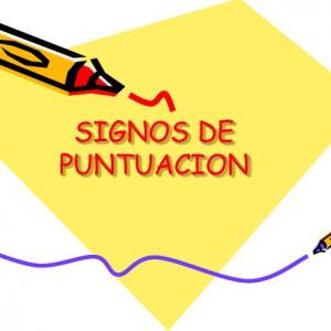Signos de puntuación