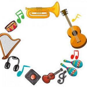 Imagen de portada del videojuego educativo: 6 INSTRUMENTOS MUSICALES , de la temática Música