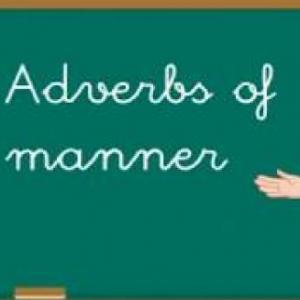 Adverbs of Manner