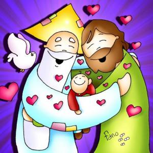 Imagen de portada del videojuego educativo: LA FAMILIA DE DIOS, de la temática Religión