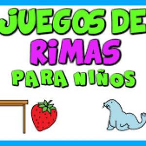 Imagen de portada del videojuego educativo: Mis rimas , de la temática Lengua
