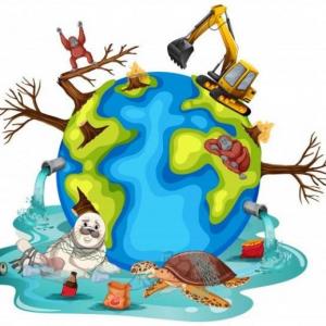 La contaminación de la atmósfera, del agua, del suelo y de los alimentos