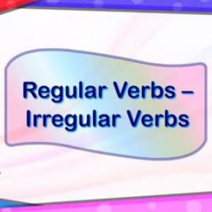 Verbs regular e irregular