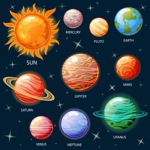 El sistema solar.