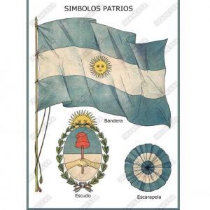 Imagen de portada del videojuego educativo: LOS SIMBOLOS PATRIOS, de la temática Historia