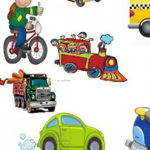 Imagen de portada del videojuego educativo: Medios de transportes terrestres, de la temática Actualidad