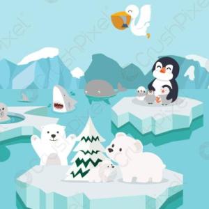 Imagen de portada del videojuego educativo: El ártico, de la temática Geografía